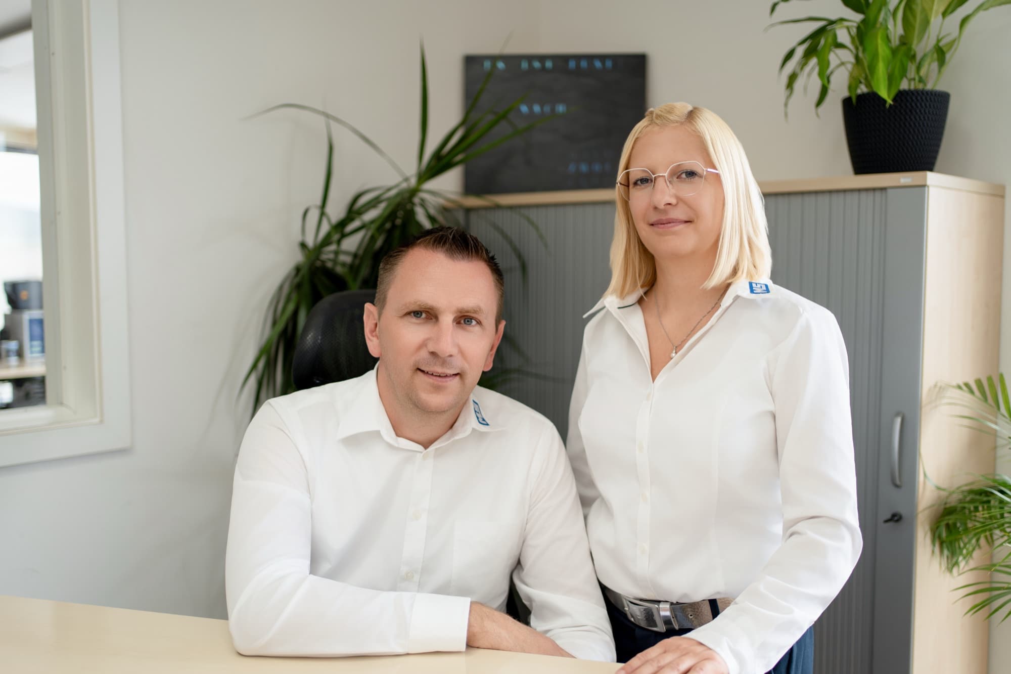 Mathias und Melanie Schießl im Gespräch